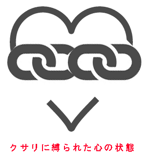 クサリに縛られた心の状態