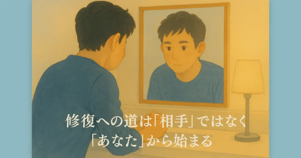 夫婦関係を修復するために、自分自身の内面と向き合う