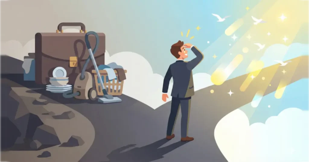 現実の重さと、美化された未来の自由を天秤にかける心理